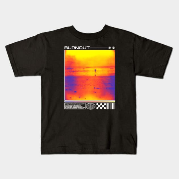 Burnout Kids T-Shirt by UNKWN